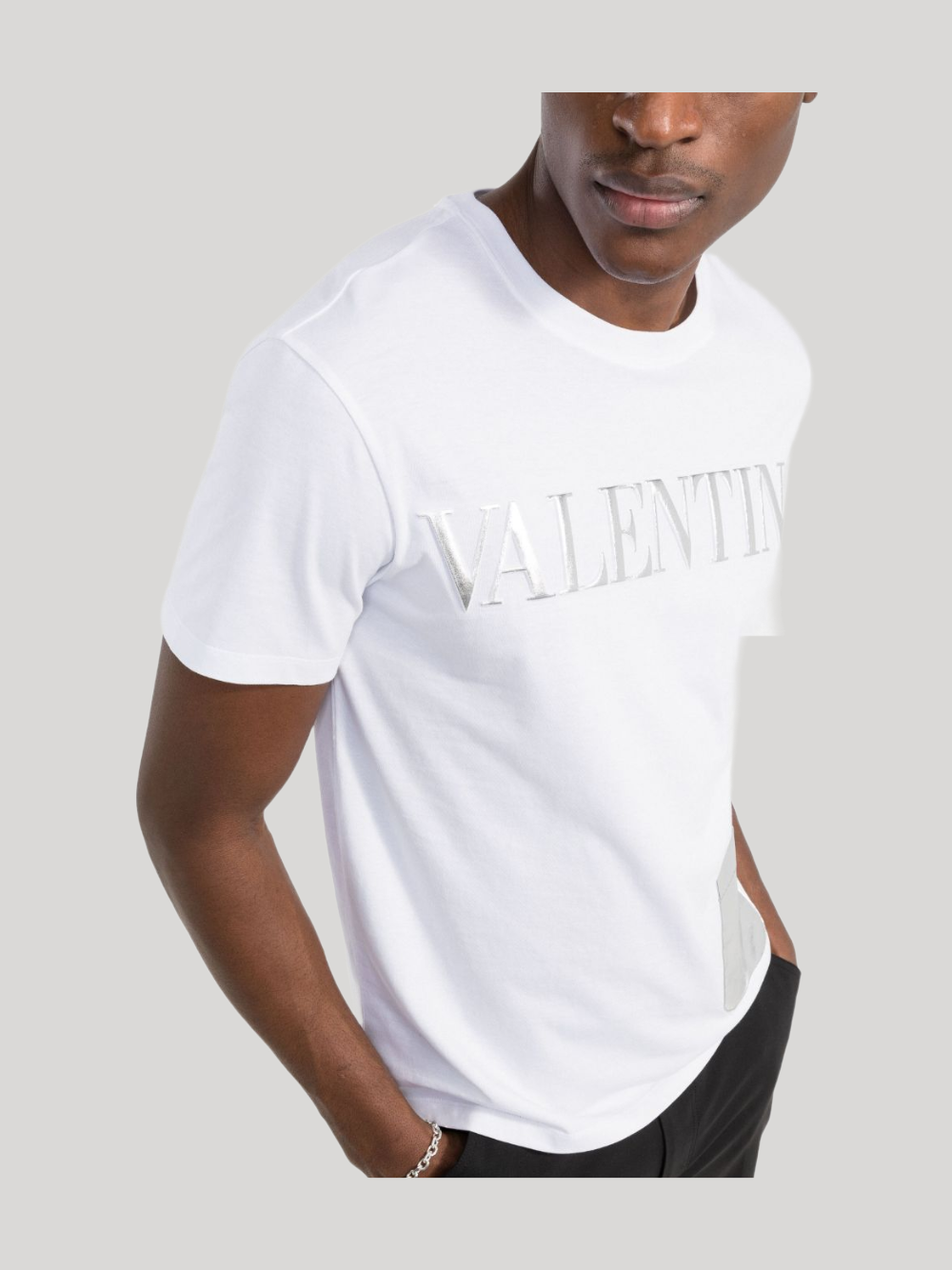 VALENTINO T-SHIRT MET LOGO